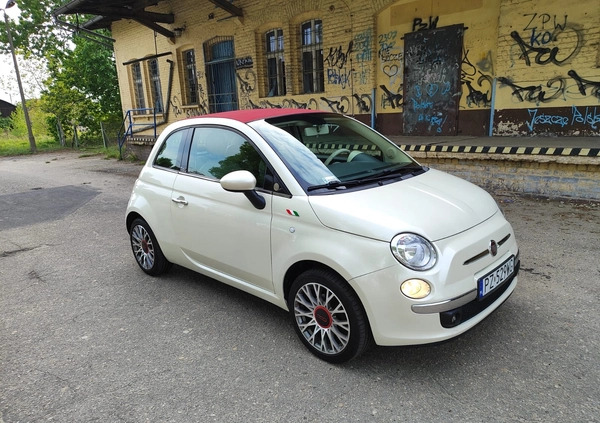 Fiat 500 cena 23500 przebieg: 147870, rok produkcji 2010 z Krotoszyn małe 232